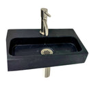 Basin Karl Hardstone Tap Middle Brushed Nickel Tap 37x24cm