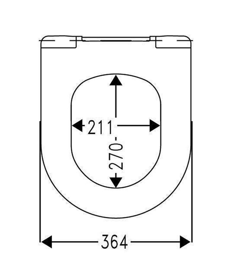 Cedo Vero beach Toilet seat/siège toilet White