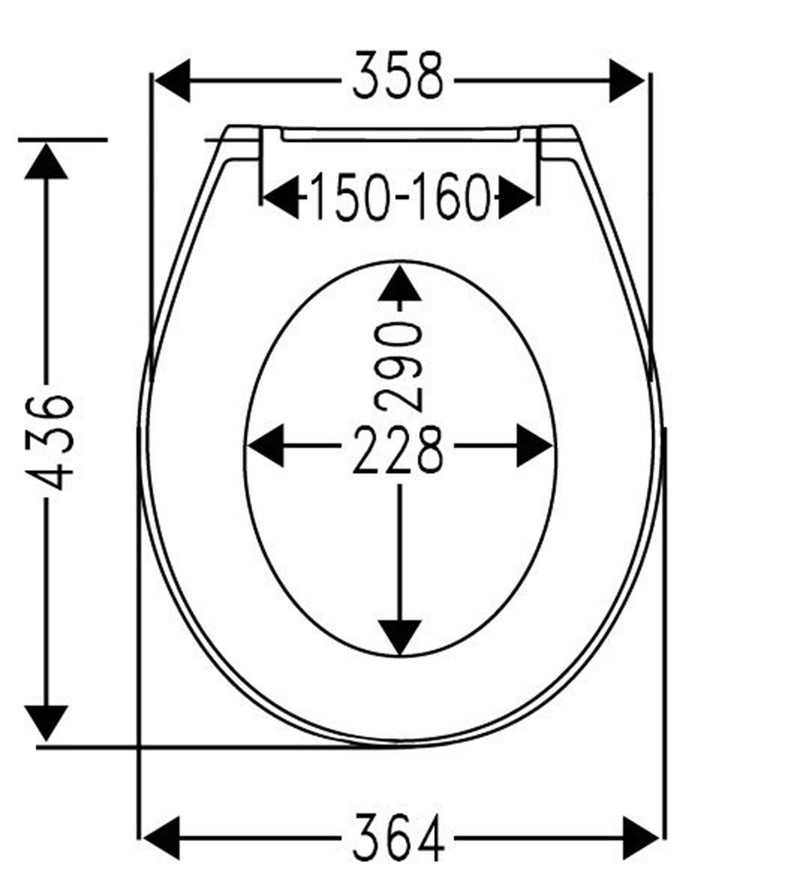 Cedo Atacama Toilet seat/siège toilet White