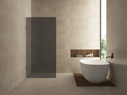 Less inloopdouche 1000 x 2000 x 8 mm nano rookglas glas/geborsteld brons koper