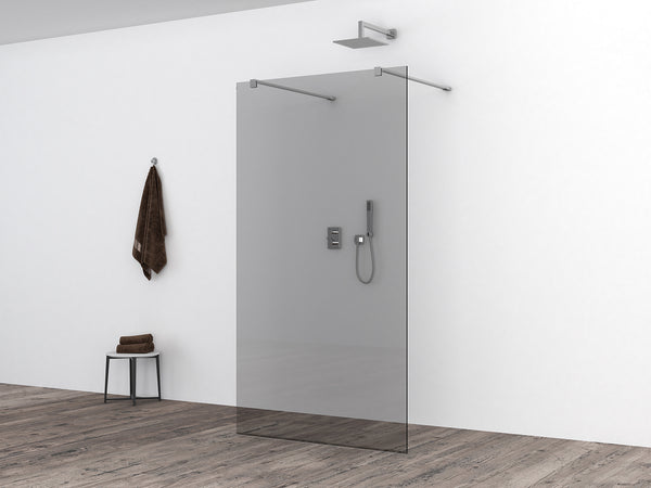 Slim glasplaat 900 x 2000 x 8 mm nano rookglas