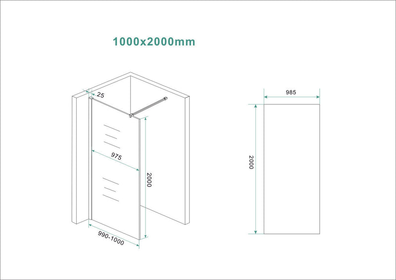 Slim glasplaat 1000 x 2000 x 8 mm nano warm koper glas