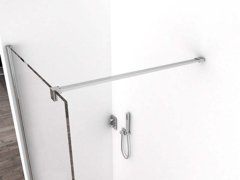 Comfort inloopdouche 1200 x 2000 x 10 mm nano helder glas/chroom