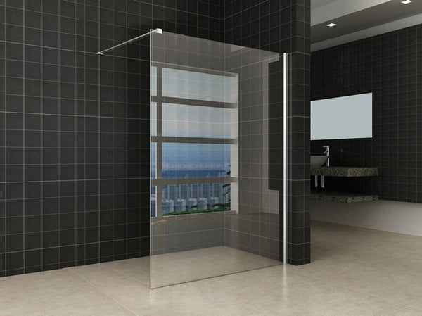 Comfort inloopdouche 1400 x 2000 x 8 mm nano helder glas/chroom