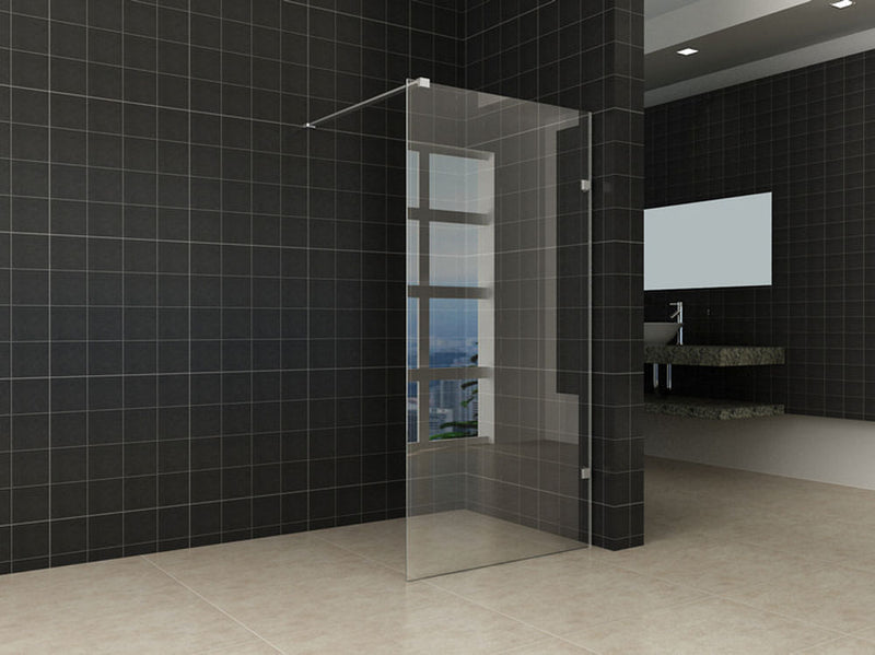 Less inloopdouche 900 x 2000 x 8 mm nano helder glas/chroom