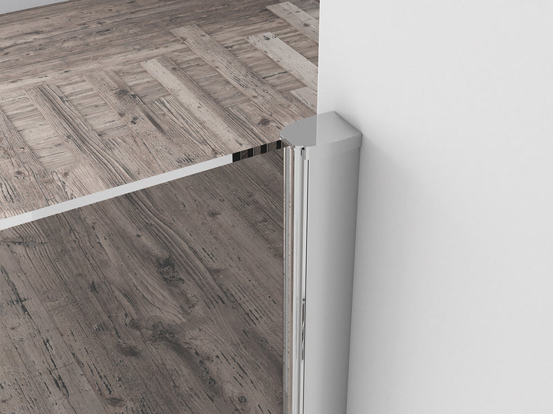 Comfort inloopdouche 1200 x 2000 x 10 mm nano rookglas/chroom
