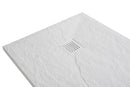 Stonea douchebak antislip composiet 800x1400x30 mm inkortbaar mat wit