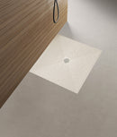 Stonea douchebak antislip composiet 900x900x30 mm inkortbaar beige
