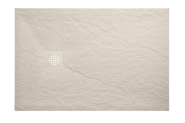 Stonea douchebak antislip composiet 900x1200x30 mm inkortbaar beige