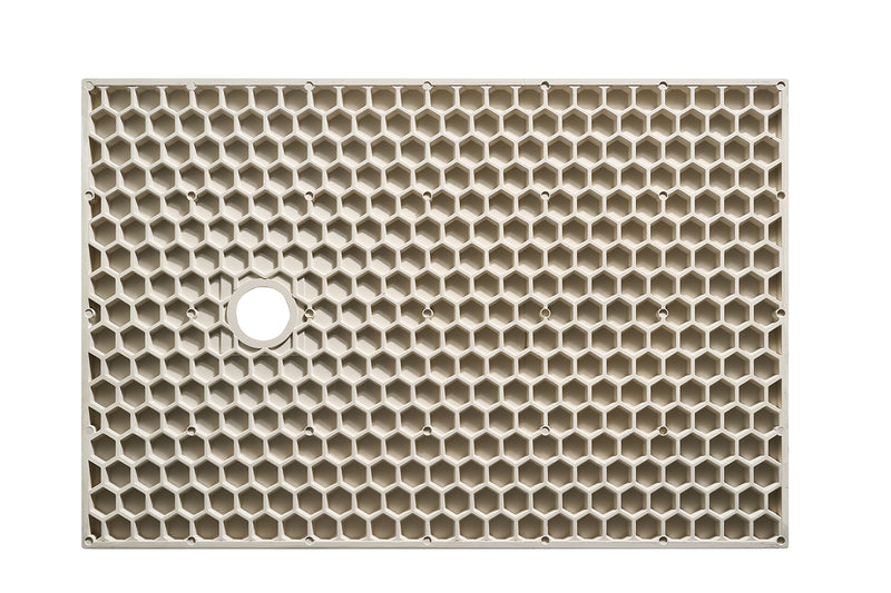 Stonea douchebak antislip composiet 900x1600x30 mm inkortbaar beige