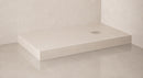 Stonea voorzetpaneel inkortbaar met potenset 90-80  x 100-70 cm beige