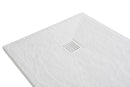 Stonea douchebak antislip composiet 1000 x 1000 x 30 mm inkortbaar mat wit