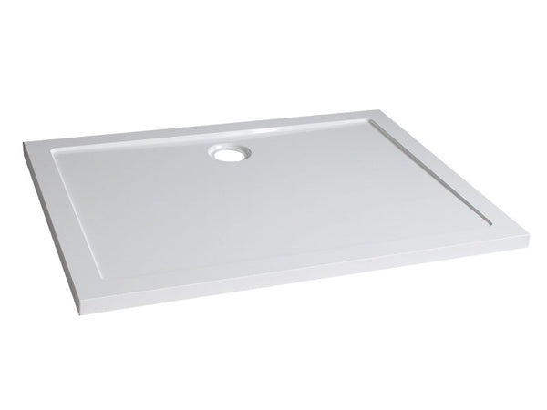 luxe douchebak SMC rechthoek 120x80x4 cm wit