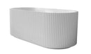 Rivi vrijstaand ligbad 180 x 80 cm acryl mat wit met waste mat wit