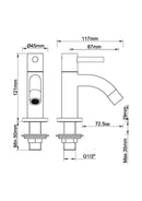 Robinet de fontaine Cimara Kiwa 1/2" chromé
