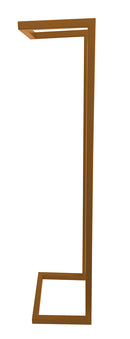 Loft handdoekrek 95 x 25 x 20 cm geborsteld brons koper PVD