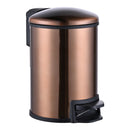Tobin pedaalemmer softclose 3 liter geborsteld brons koper