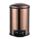 Tobin pedaalemmer softclose 3 liter geborsteld brons koper