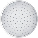 Hoofddouche rond ABS 200 mm chroom/grijs