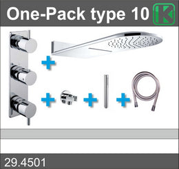 one-pack inbouwthermostaatset type 10 (25x60)