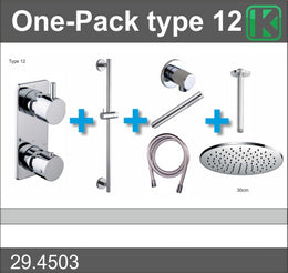 one-pack inbouwthermostaatset type 12 (30cm)