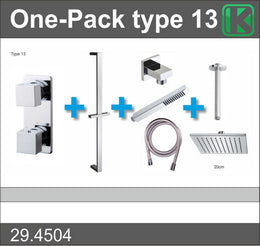 one-pack inbouwthermostaatset type 13 (20cm)