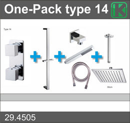 one-pack inbouwthermostaatset type 14 (30cm)