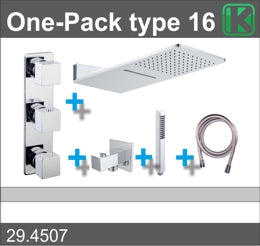 one-pack inbouwthermostaatset type 16 (24x55)