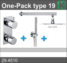 one-pack inbouwthermostaatset type 19 (30cm ufo)