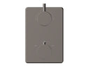 Caral afbouwdeel inbouwthermostaat 2 weg gunmetal PVD
