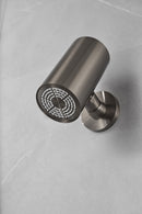 UniMatch Beam hoofddouche rond 1 stand met muurbevestiging gunmetal PVD