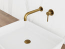 Wastafelmengkraan Sirio Inbouw 23,5cm Geborsteld Goud