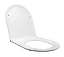 Flatline toiletzitting softclose en quick release mat wit