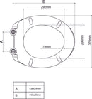 Neptunus toilet seat gloss white