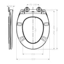 Neptunus 2.0 wandcloset rimless met Ultimo 3.0 toiletzitting softclose en quick release glans wit