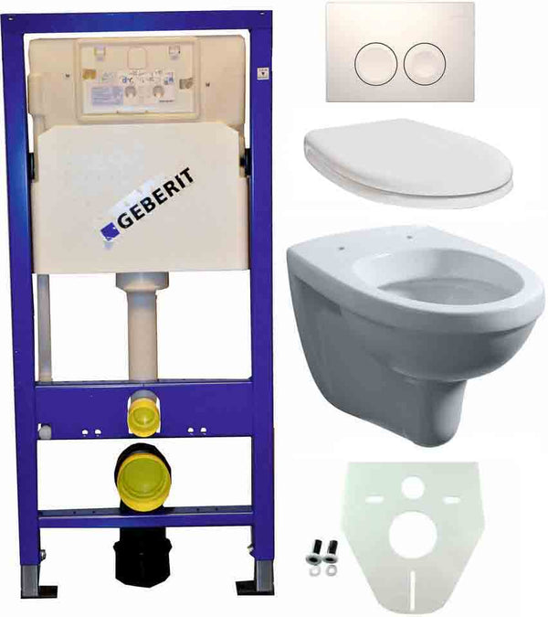 Geberit UP 100 +Trevi wc+zitt.+ Delta 25 wit