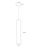 Oriona hanglamp dimbaar IP44 chroom