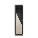 AquaVik Toilet Roll and Brush Holder Røk Built-in Tilable Nattmörk Matt Black