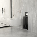 Rocko toiletrol- en borstelhouder inbouw betegelbaar gunmetal PVD