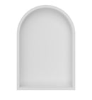 Demis inbouwnis ovaal 30 x 45 x 7 cm mat wit