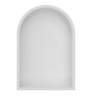 Demis inbouwnis ovaal 30 x 45 x 10 cm mat wit