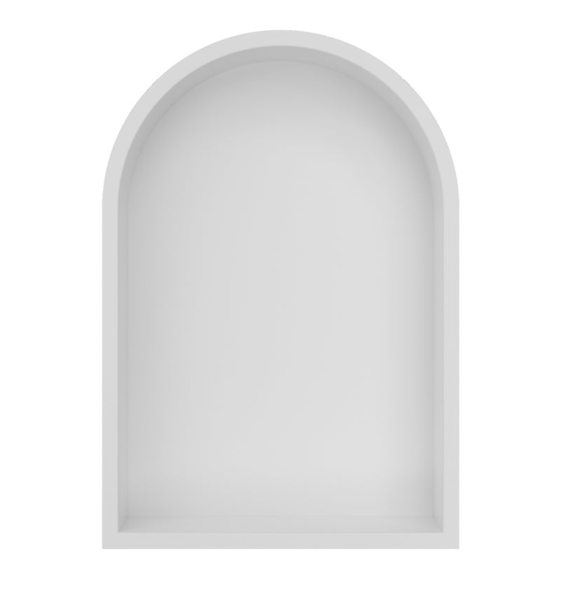 Demis inbouwnis ovaal 30 x 45 x 10 cm mat wit