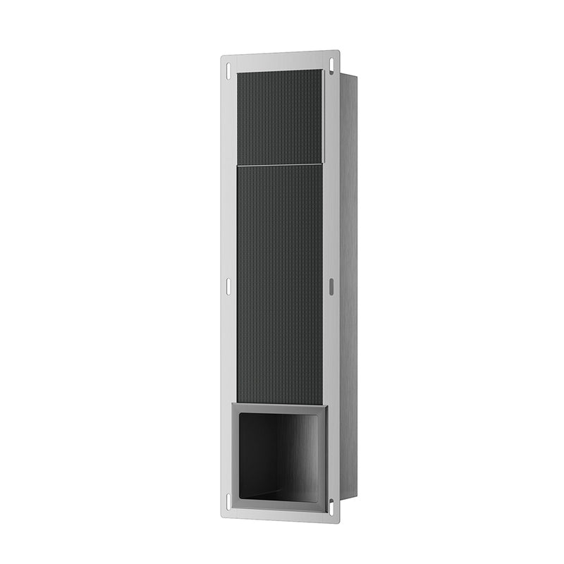 Rocko reserverolhouder inbouw gunmetal