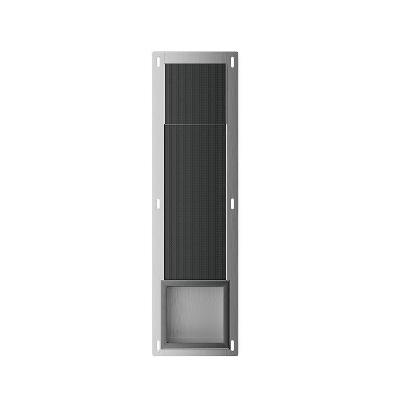 Rocko reserverolhouder inbouw gunmetal