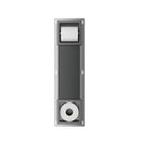 Rocko toiletrolhouder zonder klep en reserverolhouder inbouw gunmetal