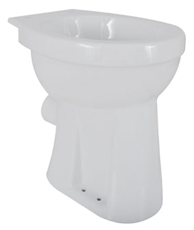 staande verhoogde toiletpot +6 PK wit