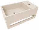 Julia fontein rechts 35 x 20 x 16 cm solid surface beige