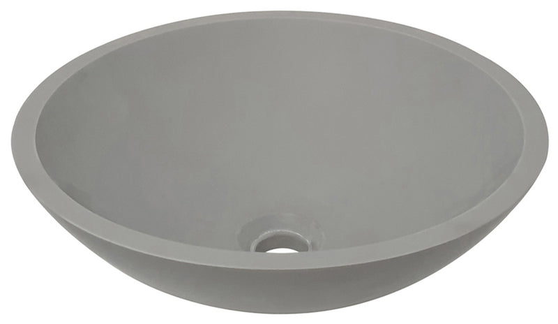 Valerie waskom rond 43 x 13 cm solid surface betonlook