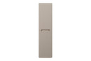 Sulora kolomkast afgeronde hoeken geribbeld 160 x 40 x 35 cm mat beige