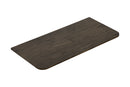 Sulora topblad afgeronde hoeken 80 x 48 cm bruin eiken